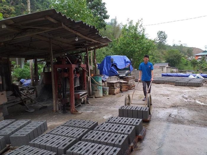 Một trong những ngành sản xuất có tiềm năng lớn chính là sản xuất gạch không nung