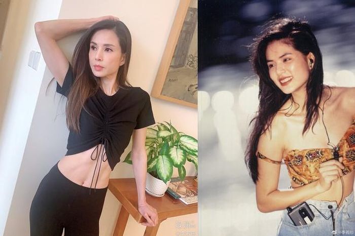 Lý Nhược Đồng khoe cơ bụng 6 múi nhờ chăm chỉ tập gym.