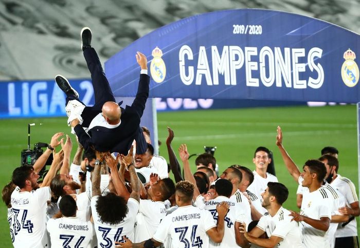 HLV Zinedine Zidane tiếp tục chứng tỏ tài năng cầm quân với danh hiệu lớn chỉ sau hơn một năm tiếp quản lại Real Madrid từ tay người tiền nhiệm Santiago Solari.