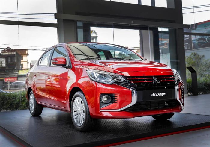 Mitsubishi Attrage là mẫu xe nhập khẩu duy nhất trong top xe bán chạy của phân khúc