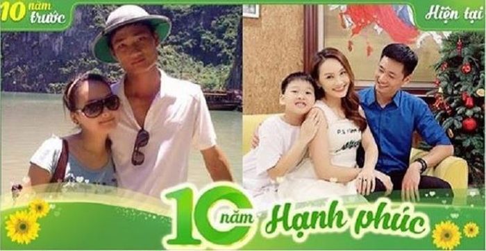 Bảo Thanh và chồng gắn bó bên nhau 10 năm.