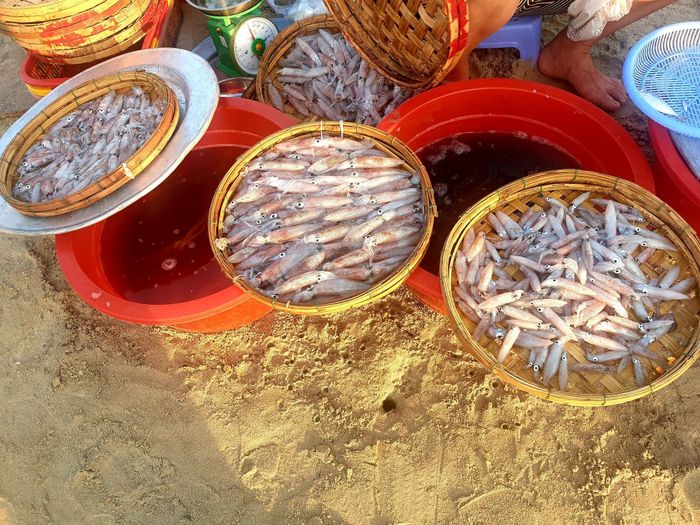  Tuy giá cả không rẻ hơn nhiều so với chợ chính thống nhưng hải sản ở đây luôn tươi ngon. 