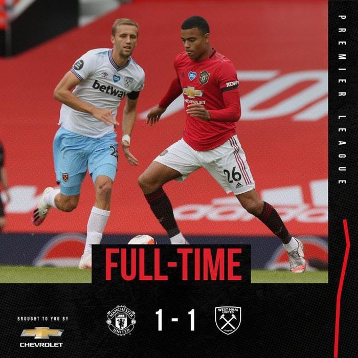 MU bị West Ham cầm chân trên sân nhà