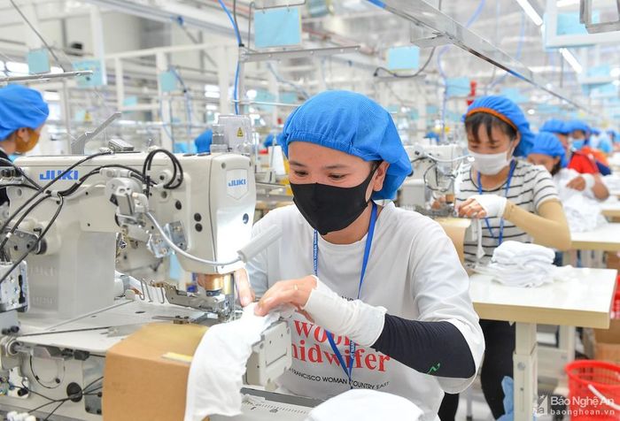 Các nhà máy đi vào hoạt động, đã tạo việc làm cho hơn 10.000 lao động địa phương. Ảnh: Thành Cường