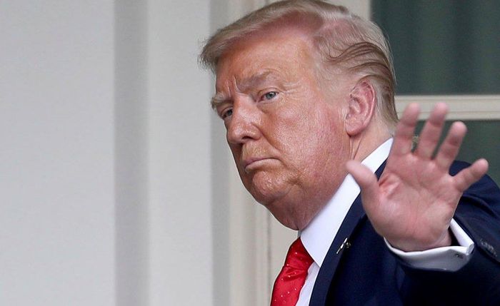 Tổng thống Mỹ Donald Trump cho biết đang cân nhắc cấm TikTok. Ảnh: AP