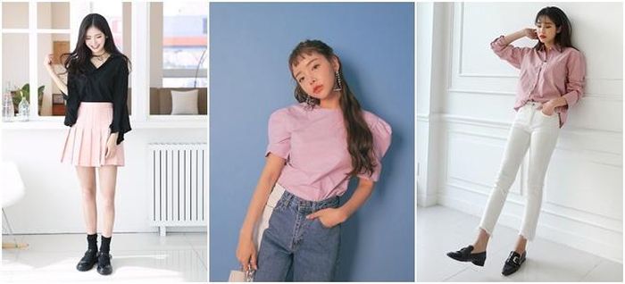 Muốn có được set đồ thanh lịch, nhẹ nhàng và đơn giản nhất, hãy phối quần áo có tông hồng với một món đồ có màu trung tính như trắng, đen, xanh, be...