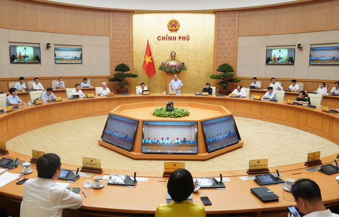  Thủ tướng phát biểu tại cuộc họp Ảnh:Chinhphu.vn