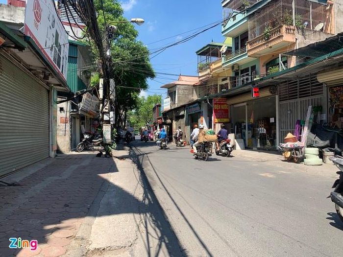  Hiện trường nơi vụ án mạng xảy ra. Ảnh: Hải Nam. 