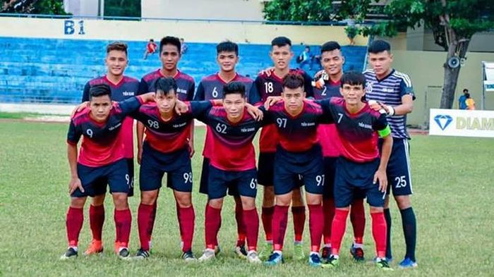CLB Tiền Giang ở giải hạng Nhì 2020. Ảnh: TGFC