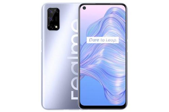 Realme V5 có vỏ ngoài được làm từ nhựa nguyên khối. Máy có kích thước 162,2x75,1x9,1 mm, trọng lượng 194 g.