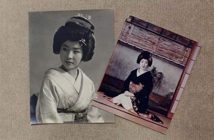 Các bức ảnh chụp geisha Ikuko sau khi bà tới Tokyo hồi năm 1964