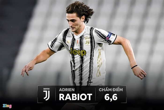  Rabiot thi đấu mờ nhạt và không để lại dấu ấn nào đáng kể trước lối chơi áp sát của đội khách Lyon. 