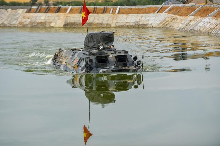  Nội dung kíp xe vượt sông trong bài thi. 