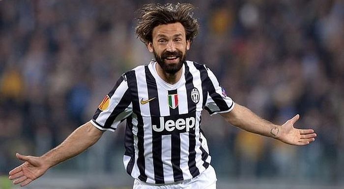Pirlo trong màu áo Juventus
