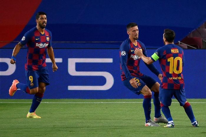Barca vào tứ kết Champions League