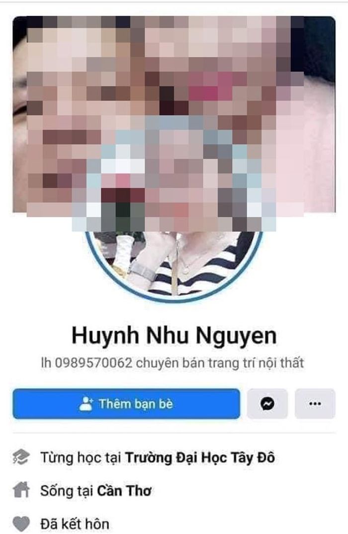 Bà D. lập facebook trên nhằm hạ uy tín bà N. (là vợ sau của ông T.). 