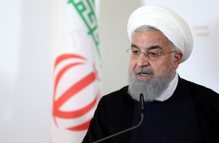 Tổng thống Iran Hassan Rouhani tuyên bố sẽ đáp trả nếu Mỹ gây rắc rối cho tàu chở dầu Iran. Ảnh: Reuters