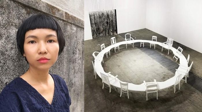 Nữ nghệ sĩ thị giác Ngô Đình Bảo Châu. Ảnh: Luxuo.