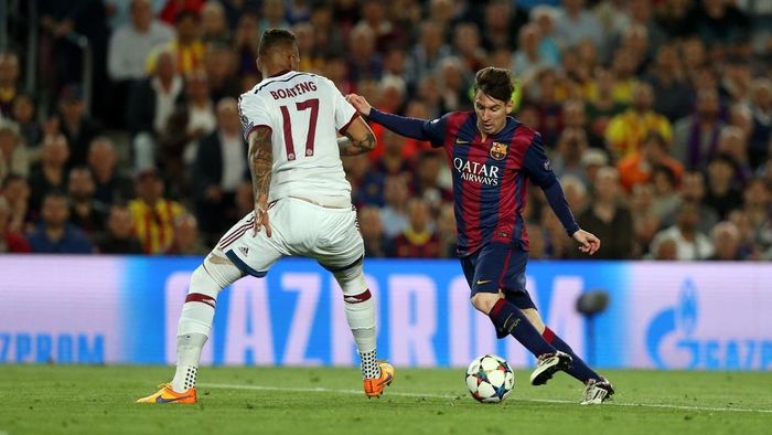  Hai mùa giải sau, Muller ghi một bàn trên sân nhà, góp phần giúp Bayern thắng Barca 3-2. Tuy nhiên, Bayern vẫn bị loại do Messi và đồng đội đã thắng 3-0 ở lượt đi. Trong đó, pha qua người của Messi khi đối đầu Jerome Boateng trở thành biểu tượng. 