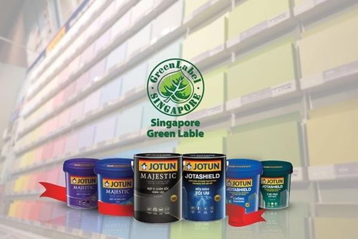 Các dòng sơn Jotun đều đạt chứng nhận Green Label
