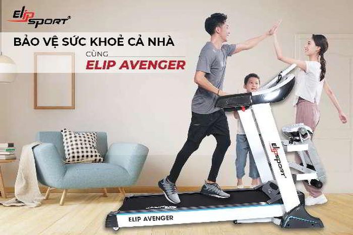 Máy tập chạy bộ đa năng ELIP Avenger