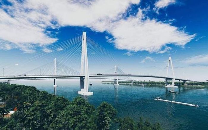 Phối cảnh cầu Mỹ Thuận 2. 