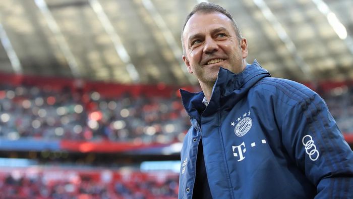  Hansi Flick đang đứng trước cơ hội cùng Bayern giành cú ăn ba lịch sử trong mùa giải này. Ảnh: Getty. 