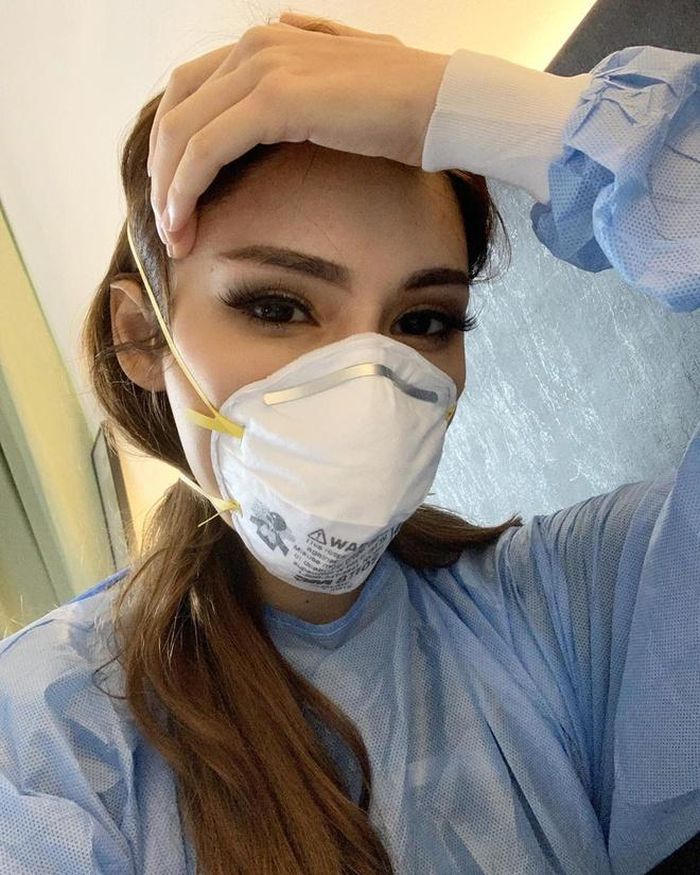 Jade Rasif làm tình nguyện viên chống dịch từ tháng 4.