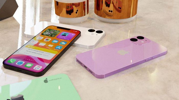 Trang svetapple.sk cũng dựng lại mô hình của iPhone 12 màn hình 5,4 inch với 7 lựa chọn màu sắc khác nhau. Những màu này hiện đang có trên dòng iPhone 11 như trắng, đen, lục, vàng, tím và màu đỏ.