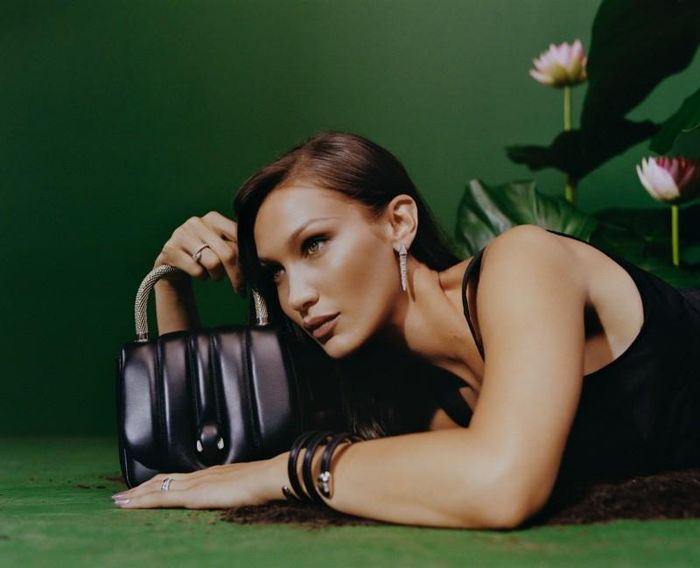 Ngoài quảng cáo cho Calvin Klein, Helmut Lang, Dior, Michael Kors,... Bella hiện còn là gương mặt đại diện của Bvlgari.
