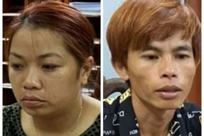 Thu và Bằng tại cơ quan công an 