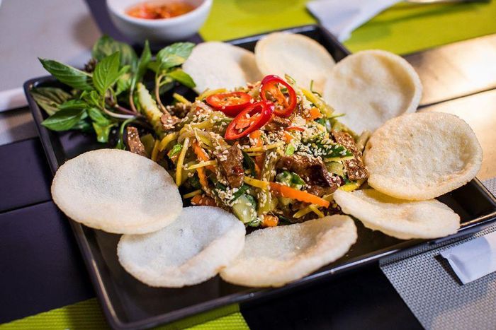 Trình bày món đẹp là điểm mạnh của quán. Ảnh: Lẩu Nấm Chay An Nhiên.
