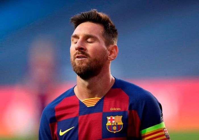 Messi đang cân nhắc chia tay Barca. Ảnh: Getty.