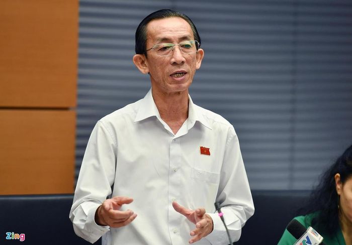 Đại biểu Quốc hội Trần Hoàng Ngân, Viện trưởng Viện Nghiên cứu Phát triển TP.HCM, đặt nhiều kỳ vọng vào việc thành lập thành phố Thủ Đức trong tương lai. Ảnh: Hoàng Hà. 
