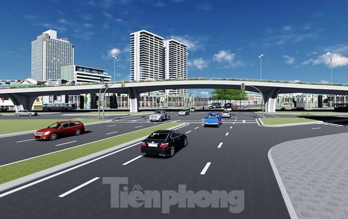 Cầu được xây dựng trên nền đường Vành đai 1 và để giảm xung đột, ùn tắc phát huy tối đa hiệu quả đầu tư.