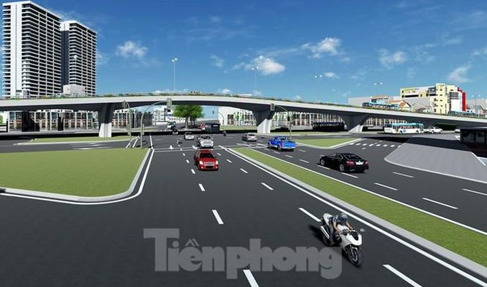 Theo tiến độ, cầu vượt La Thành - Láng Hạ sẽ được khởi công vào cuối năm 2020.