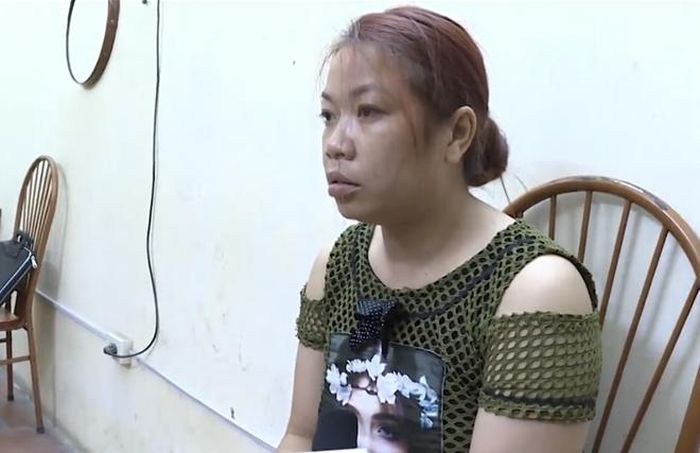 Đối tượng Nguyễn Thị Thu tại Cơ quan Công an.