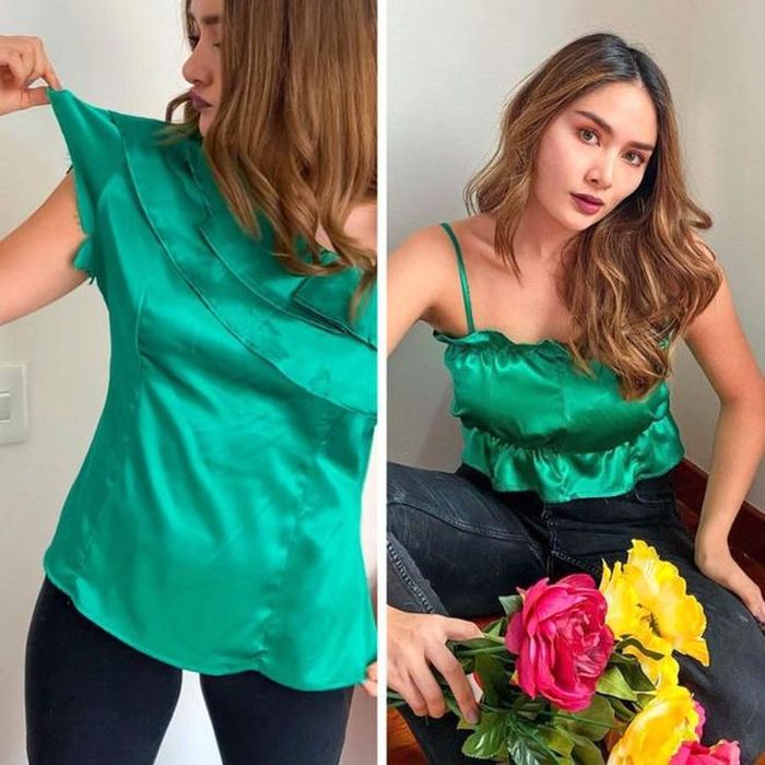  Nhờ khả năng may vá và óc sáng tạo, Macia thu hút 48.100 người theo dõi trên Instagram. Các video ghi lại quá trình thiết kế quần áo của cô cũng nhận được hàng chục nghìn lượt xem. Ảnh: @michellemacia. 