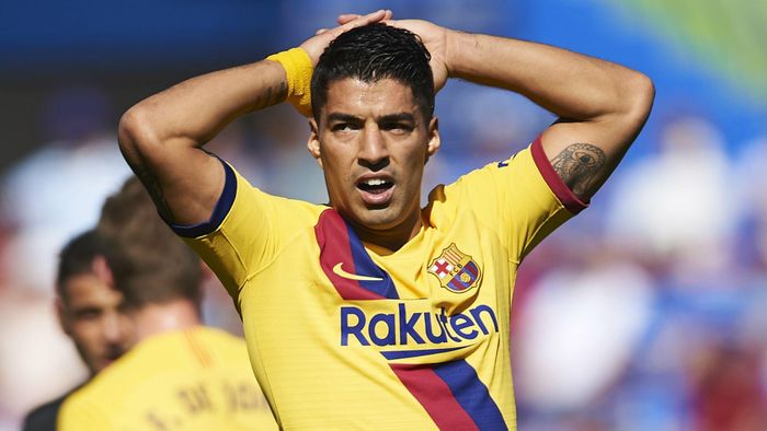  Nếu phải rời Barca, Luis Suarez chưa biết đi đâu. Ảnh: Getty. 