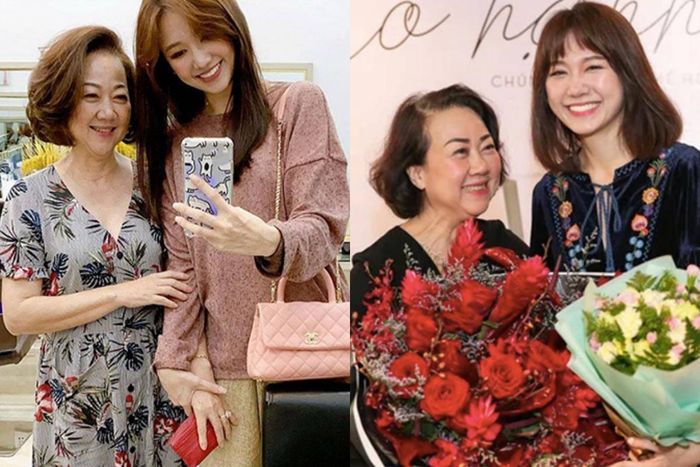 Hari Won luôn được mẹ chồng rất mực yêu thương và đối xử chẳng khác gì con ruột.