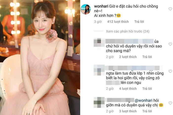 Câu hỏi của Hari Won bị dân mạng "ném đá", vấp phải nhiều ý kiến trái chiều.