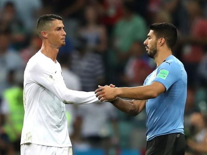  Liệu Suarez có trở thành đồng đội của Ronaldo ở Juventus? Ảnh: Getty.
