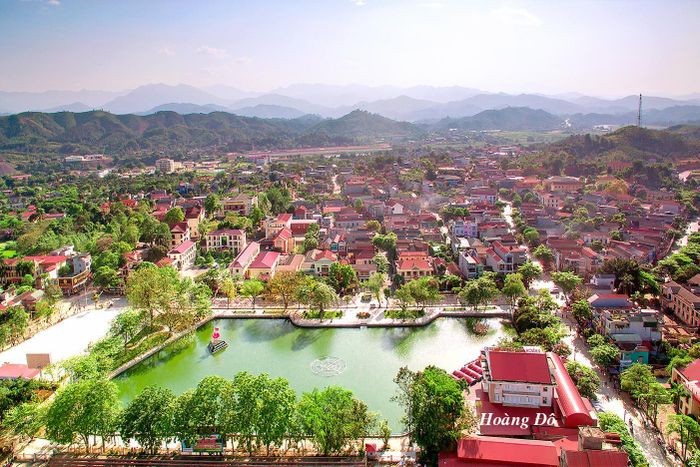 Thị trấn Mậu A, huyện lỵ Văn Yên ngày nay.