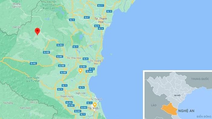  Thị trấn Kim Sơn, nơi xảy ra vụ cháy ôtô khách. Ảnh: Google Maps. 