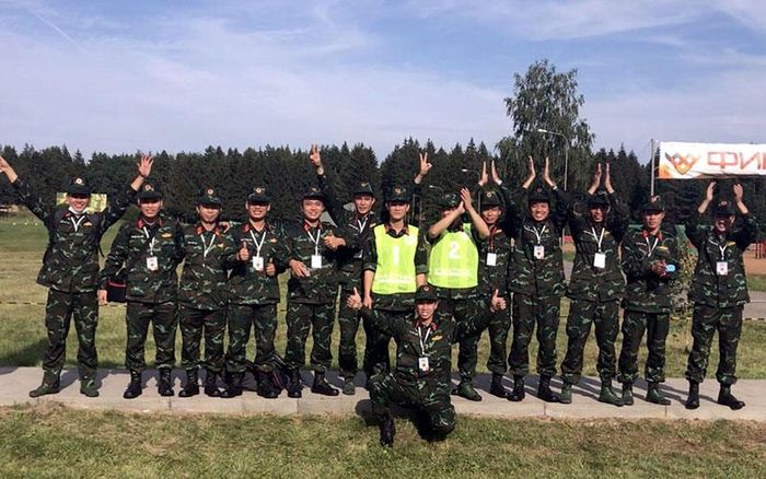 Đội tuyển Thông tin liên lạc QĐND Việt Nam tham gia Army Games 2020.