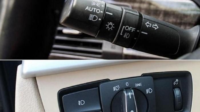 Tài xế có thể bật tính năng đèn tự động ngay sau vô lăng