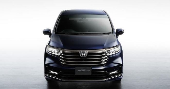 Honda Odyssey bản nâng cấp sắp ra mắt tại Nhật Bản. Ảnh: Headlightmag.