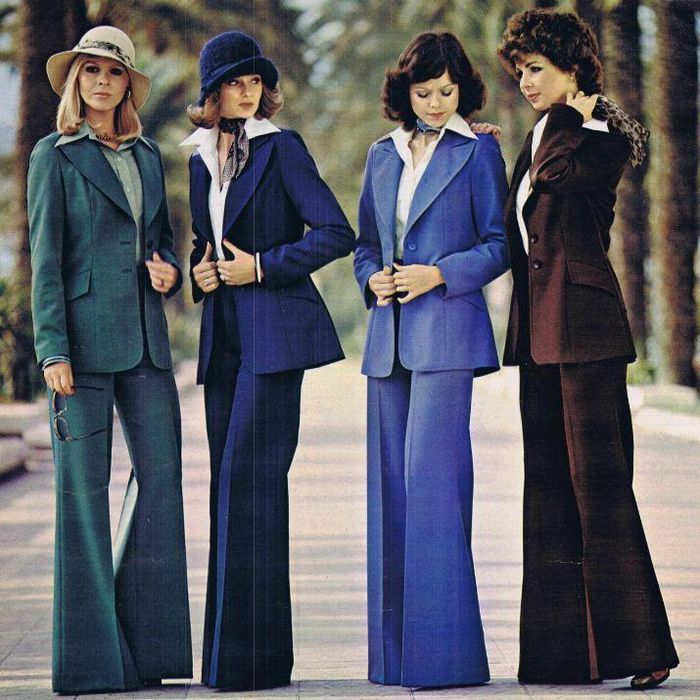 Thập niên 1970 được gọi là thời đại đa trào lưu. Ảnh: ELLE, Cosmopolitan, Fashion History.