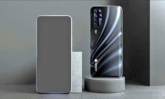 Đây là ảnh của chiếc smartphone đầu tiên trên thế giới có camera dưới màn hình. Ảnh: ZTE.