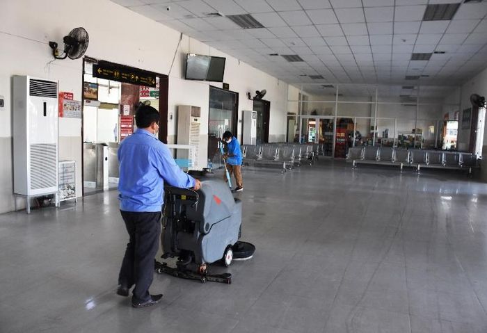 Vệ sinh môi trường, phòng chống dịch tại Ga Đà Nẵng.